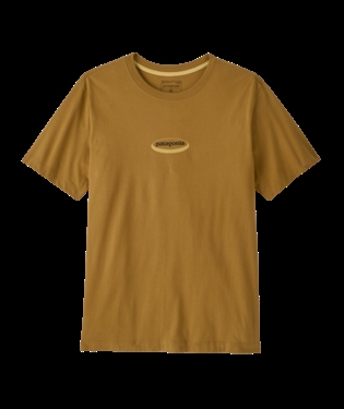 Patagonia Mens 95 Oval Logo T-Shirt- Bobcat Brown: Sunshine